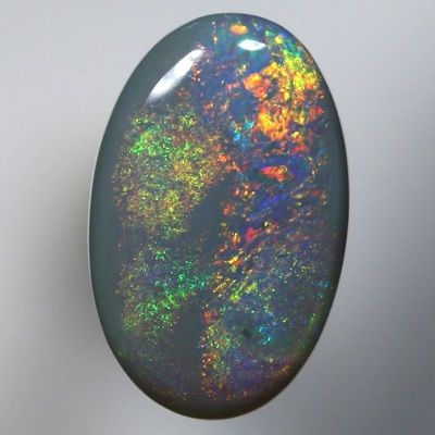 SOLID SEMI BLACK OPAL Always showing colour, red, orange, green